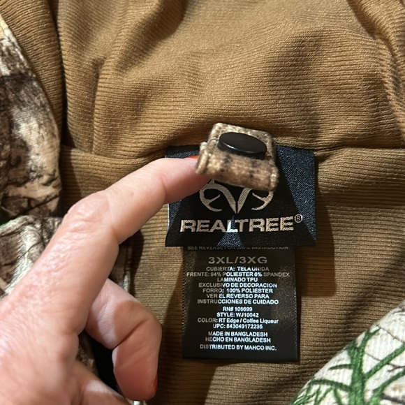 RealTree Men’s Scent Control Jacket. NWT 3XL - Picture 7 of 12